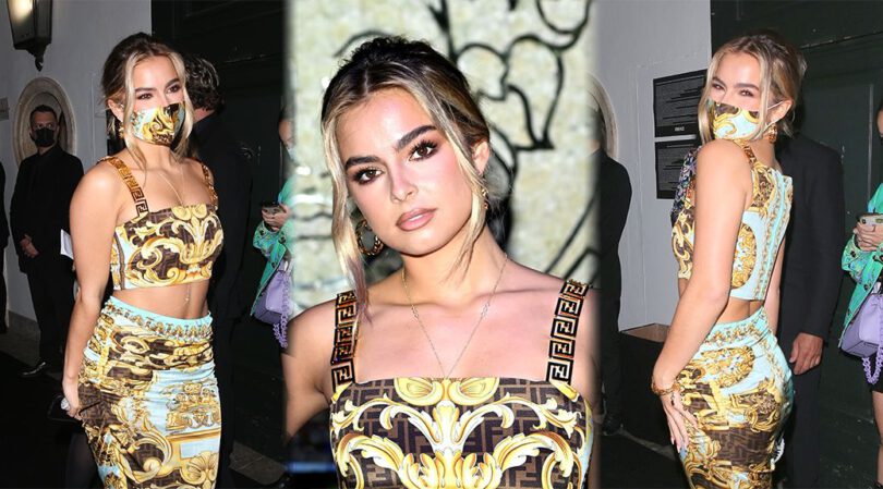Addison Rae – Gorgeous at Versace Special Event at the Milan Fashion Week