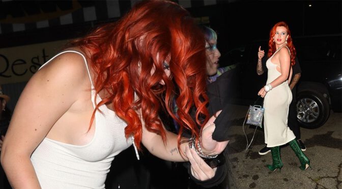 Bella Thorne – Beautiful Ass and Braless Side-Boobs at “Time is Up” Premiere in Hollywood