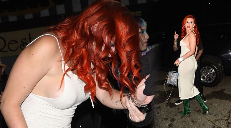 Bella Thorne – Beautiful Ass and Braless Side-Boobs at “Time is Up” Premiere in Hollywood