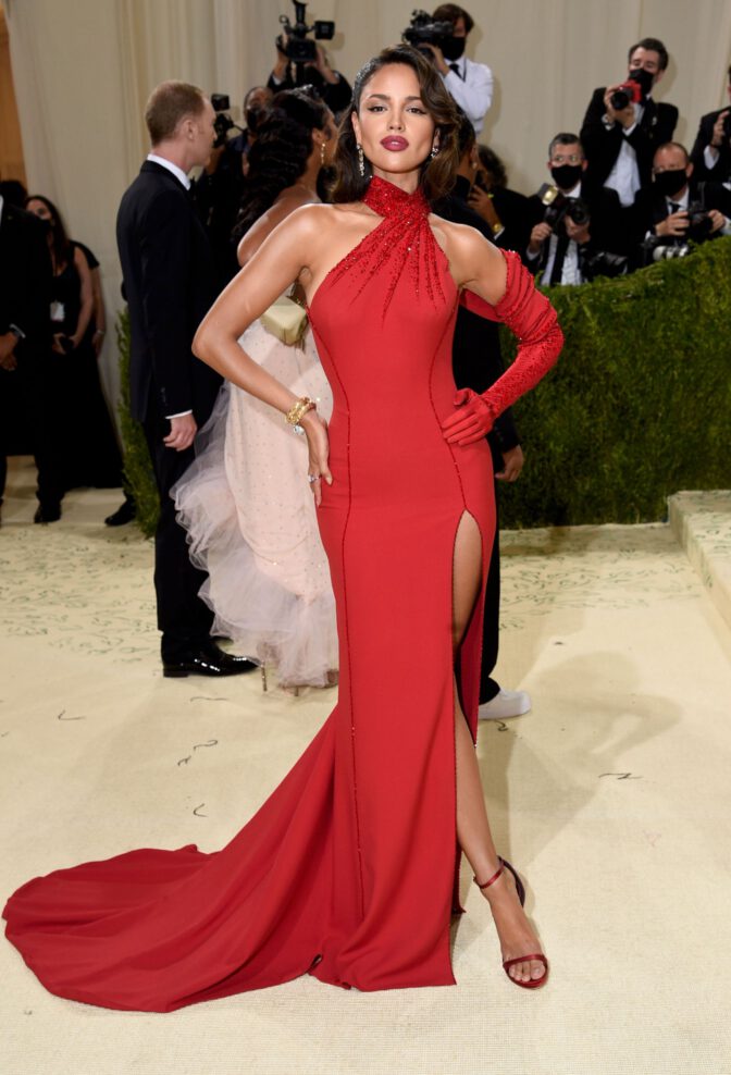 Eiza Gonzalez Sexy Red Dress