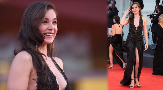 Hailee Steinfeld – Beautiful Legs and Cleavage at “Competencia Oficial” Premiere in Venice