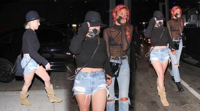 Hayden Panettiere Sexy Legs In Denim Shorts