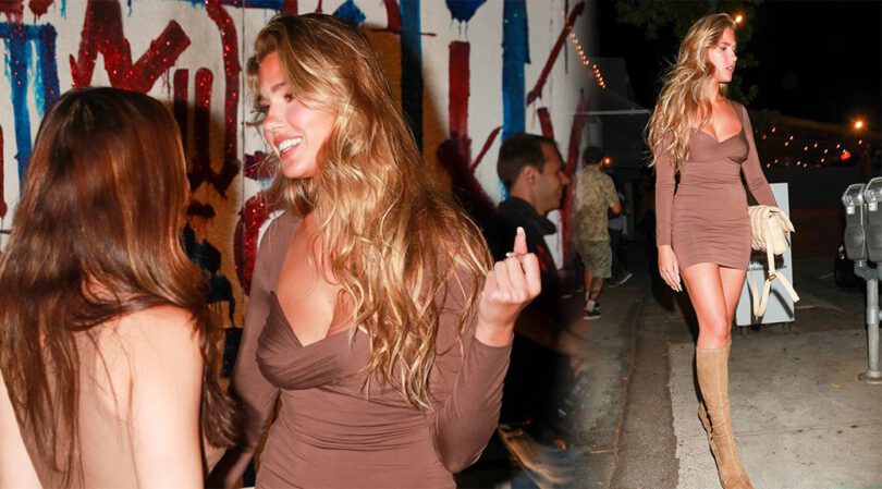 Kara Del Toro – Stunning Body in a Small Dress at Craig’s in West Hollywood