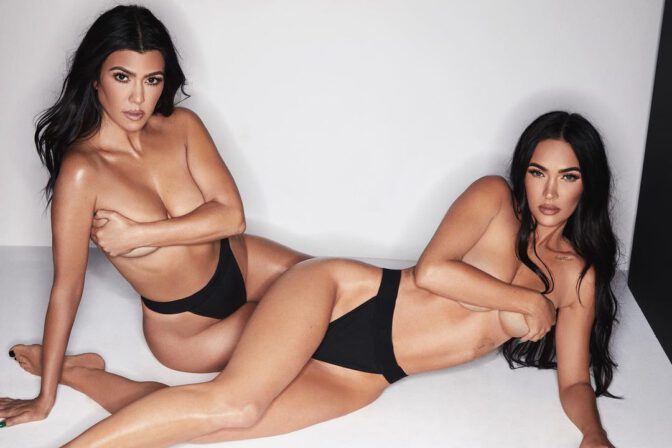 Megan Fox Kourtney Kardashian In Lingerie