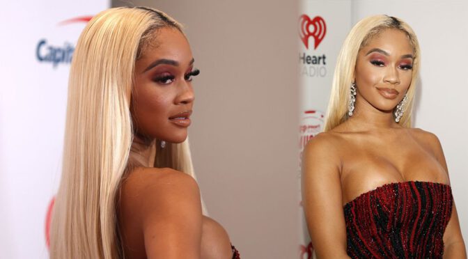 Saweetie – Gorgeous BIg Boobs at 2021 iHeartRadio Music Festival in Las Vegas