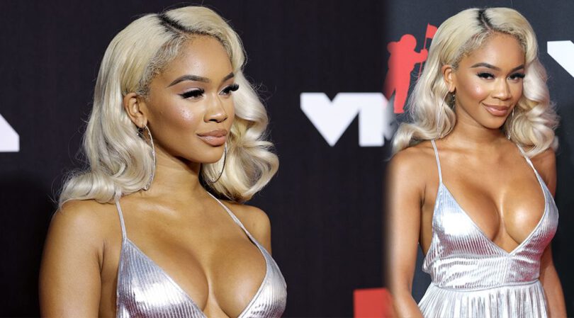Saweetie – Fantastic Big Boobs at the 2021 MTV Video Music Awards in New York