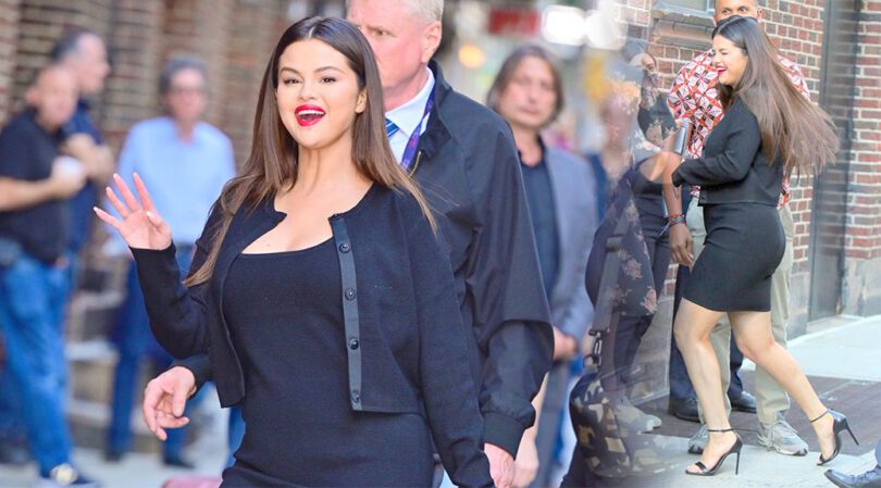 Selena Gomez – Gorgeous Boobs and Legs on “The Late Show with Stephen Colbert” in New York