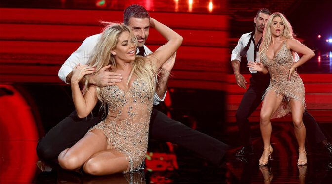 Bianca Gascoigne – Beautiful Body in Sexy Dress at Dancing With Stars in Rome