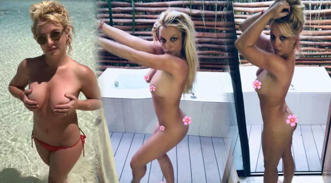 Britney Spears – Beautiful Body and Boobs in a Naked Photoshoot & Video (NSFW)
