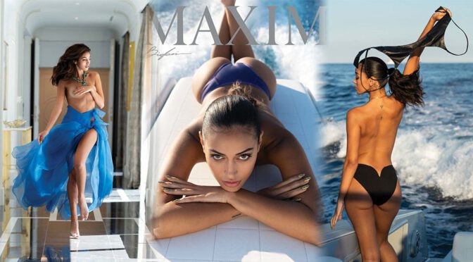 Cindy Kimberly – Stunning Body in a Sexy Topless Photoshoot for Maxim USA Magazine (December 2021)