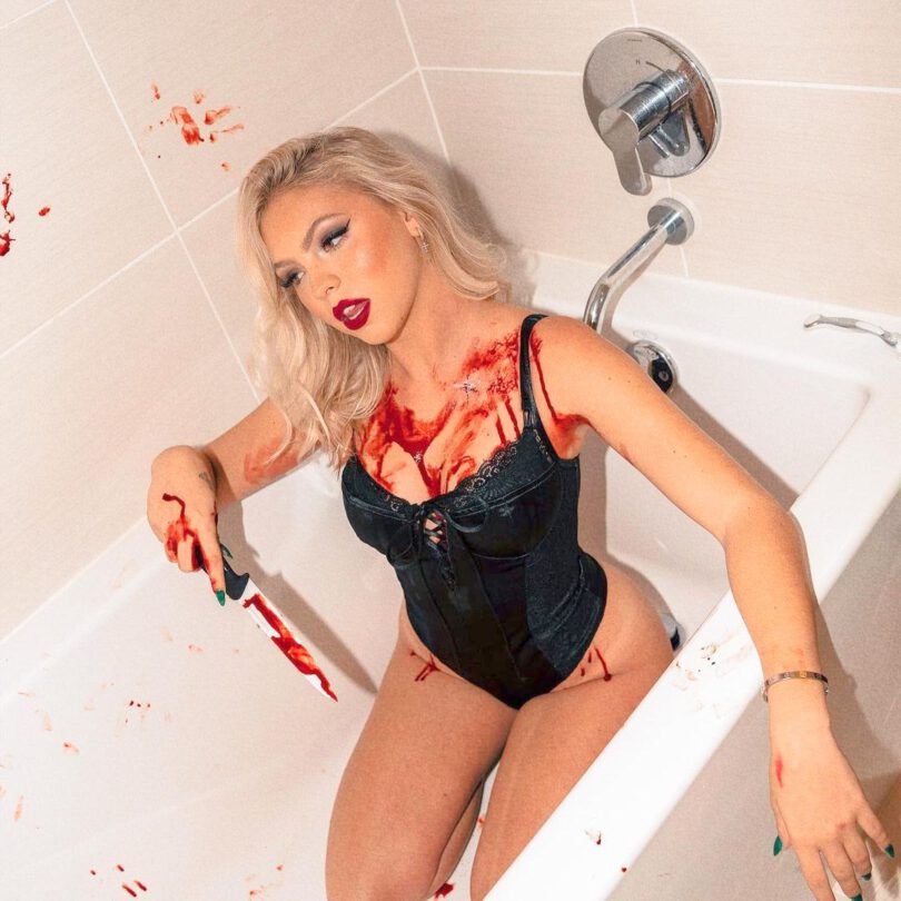 Jordyn Jones Sexy Bathtub Photos