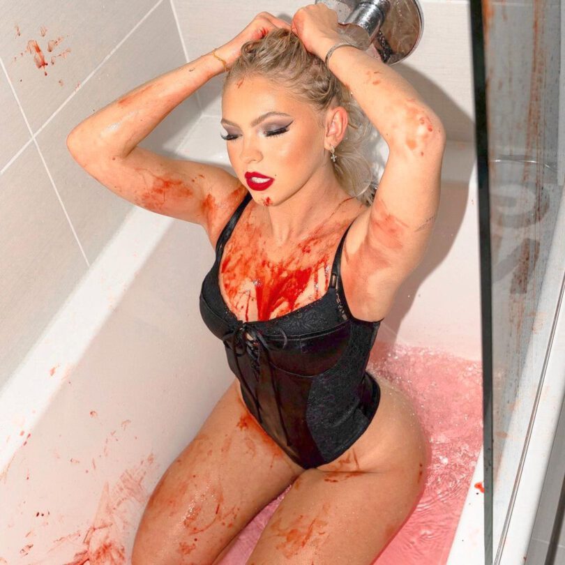 Jordyn Jones Sexy Bathtub Photos
