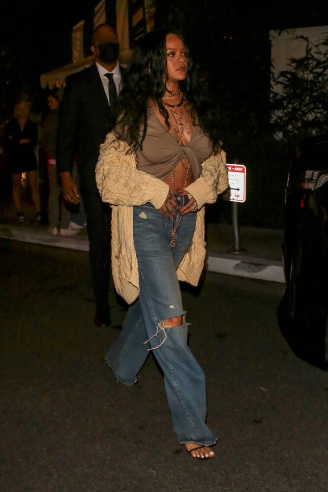 Rihanna Braless Boobs