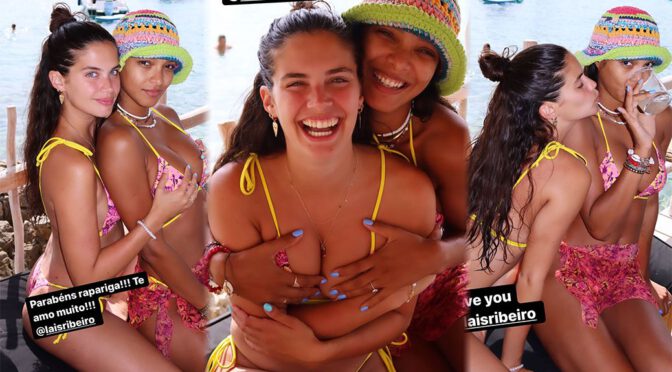 Sara Sampaio & Lais Ribeiro – Gorgeous in a Sexy Bikinis