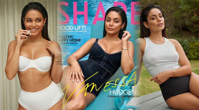 Vanessa Hudgens – Sexy Braless Boobs in Shape Magazine Photoshoot (November 2021)