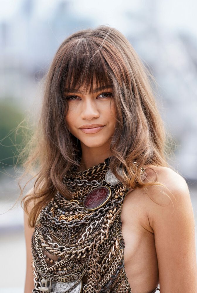 Zendaya Gorgeous Braless Side Boobs