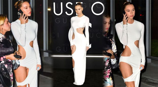 Alexis Ren – Stunning Body & Sexy Upskirt at the “House of Gucci” Premiere in Los Angeles