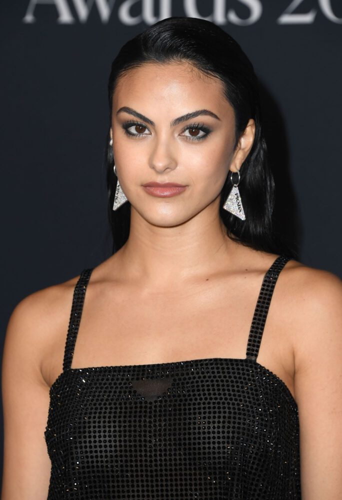 Camila Mendes – Sexy Braless Boobs in a Sheer Top at 6th Annual InStyle
