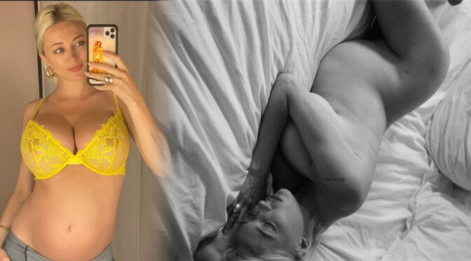 Caroline Vreeland – Gorgeous Big Boobs in a Sexy Pregnant Photoshoot