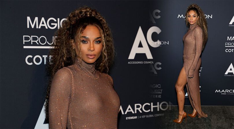 Ciara – Gorgeous Legs in Sexy Dress at 2021 ACE Awards in New York