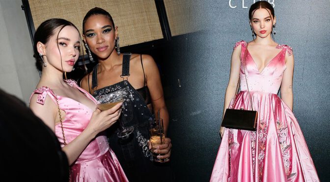 Dove Cameron – Beautiful Boobs at Miu Miu Nuit Club in New York