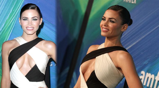 Jenna Dewan – Beautiful Boobs at amfAR Gala Los Angeles 2021 in West Hollywood