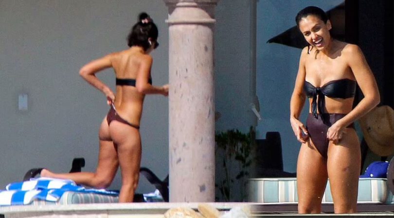 Jessica Alba – Beautiful Ass in Sexy Thong Bikini in Cabo San Lucas