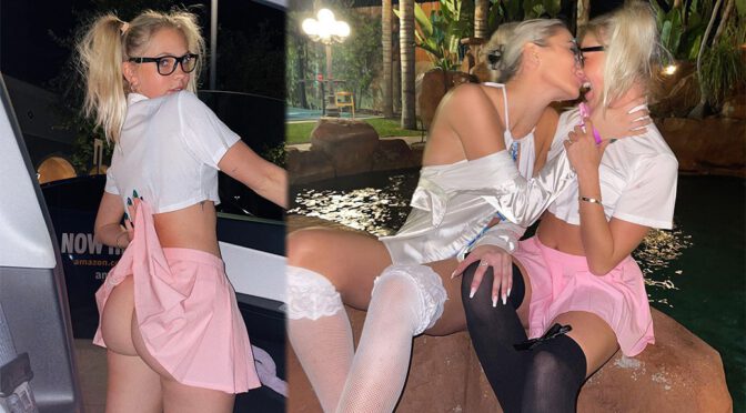 Jordyn Jones – Perfect Big Ass in a Sexy Schoolgirl Outfit