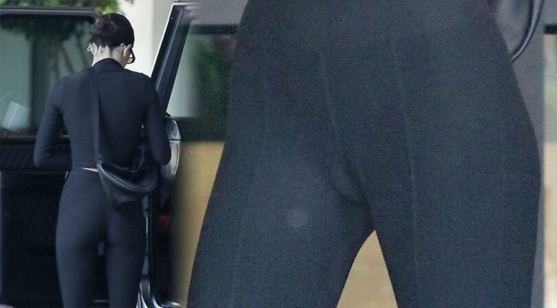 Kendall Jenner – Fantastic Ass and Big Cameltoe Out in Los Angeles