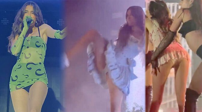 Madison Beer Sexy Upskirt And Ass On Stage