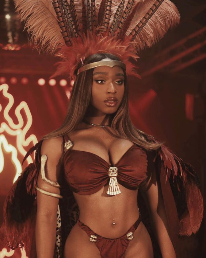 Normani Gorgeous Big Boobs In Lingerie