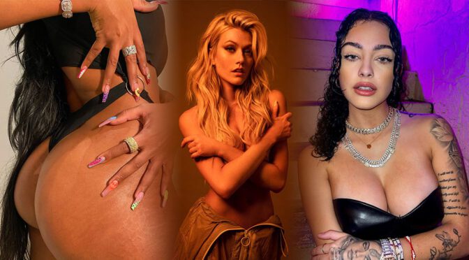 Katherine McNamara Topless and Other Celebrities in a Weekly Instagram/Twitter Roundup