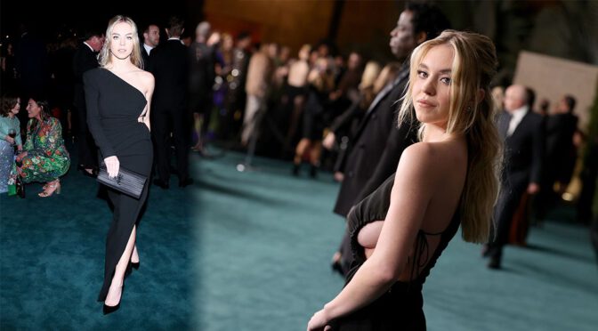 Sydney Sweeney – Fantastic Braless SIde-Boob at 10th Annual LACMA ART+FILM GALA in Los Angeles