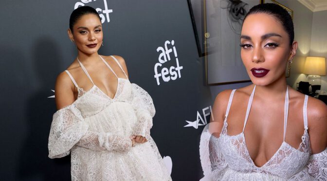 Vanessa Hudgens – Gorgeous Boobs at “tick, tick…BOOM” Premiere in Hollywood