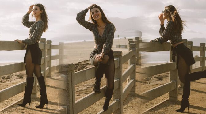 Victoria Justice – Gorgeous Legs in Boots and Stockings in  Ned Simes Photoshoot