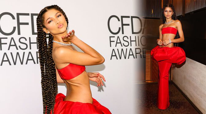 Zendaya Coleman – Beautiful Toned Body at 2021 CFDA Fashion Awards in Newy York