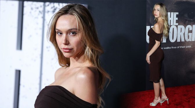 Alexis Ren – Gorgeous Body in Tight Dress at “The Unforgivable” Premiere in Los Angeles