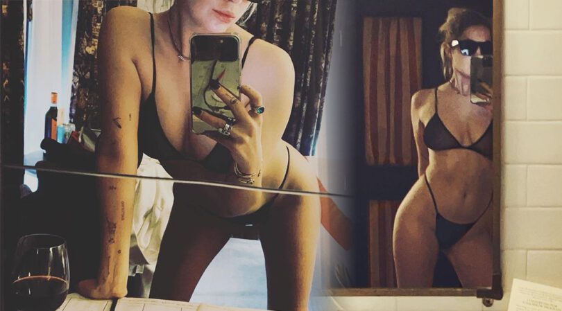 Ashley Benson – Fantastic Body in a Tiny Sheer Lingerie