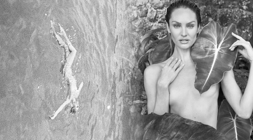 Candice Swanepoel – Beautiful in a Sexy Topless Photoshoot
