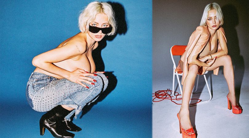 Caroline Vreeland – Gorgeous Boobs and Legs in The Saddler Campaign