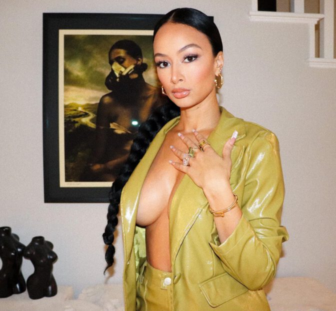 Draya Michele Braless Big Breasts