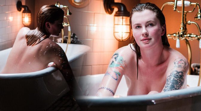 Ireland Baldwin Sexy Tits In Bath