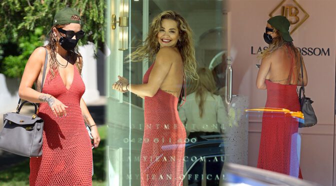 Rita Ora – Gorgeous Braless Candids Out in Rose Bay