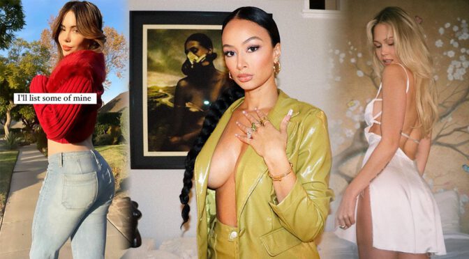 Draya Michele Braless Big Breasts and Other Celebrities in a Weekly Instagram/Twitter Roundup