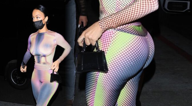 Draya Michele – Beautiful Big Ass and Boobs in a Sexy Tight Outfit at TAO in Los Angeles