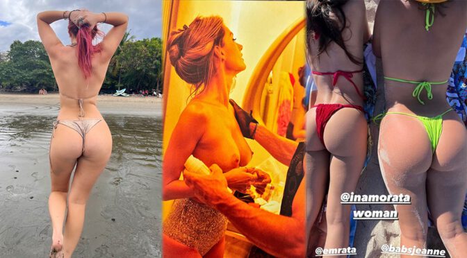 Alessandra Ambrosio’s Topless Boobs and Other Celebrities in a Weekly Instagram/Twitter Roundup