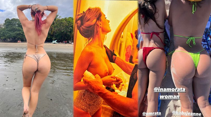 Alessandra Ambrosio’s Topless Boobs and Other Celebrities in a Weekly Instagram/Twitter Roundup