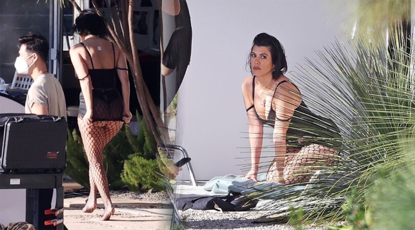 Kourtney Kardashian – Sexy Boobs & Ass in a Sexy Lingerie Photoshoot in Los Angeles