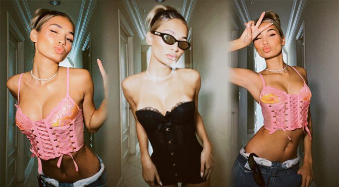 Pia Mia Perez – Sexy Boobs in Savage x Fenty Photoshoot