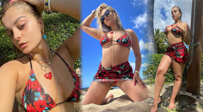 Bebe Rexha – Beautiful Boobs in a Sexy Bikini